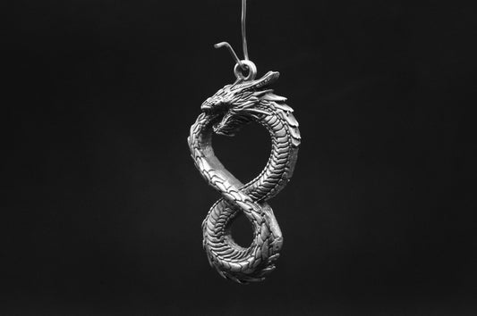 Ouroboros Dragon Pendant