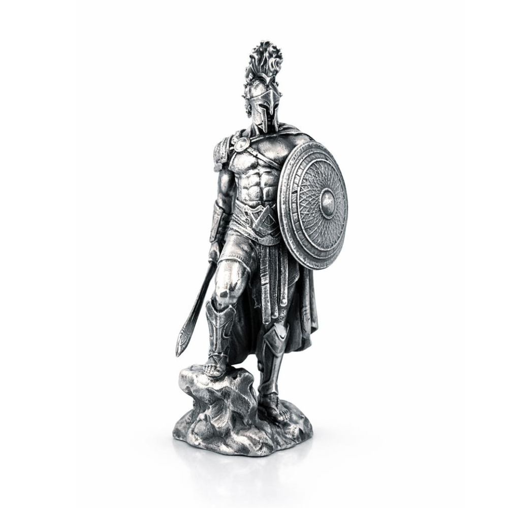 Ares hand-poured 999+ silver statue by Gold Spartan