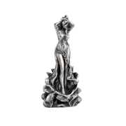 Aphrodite hand-poured 999+ silver statue by Gold Spartan