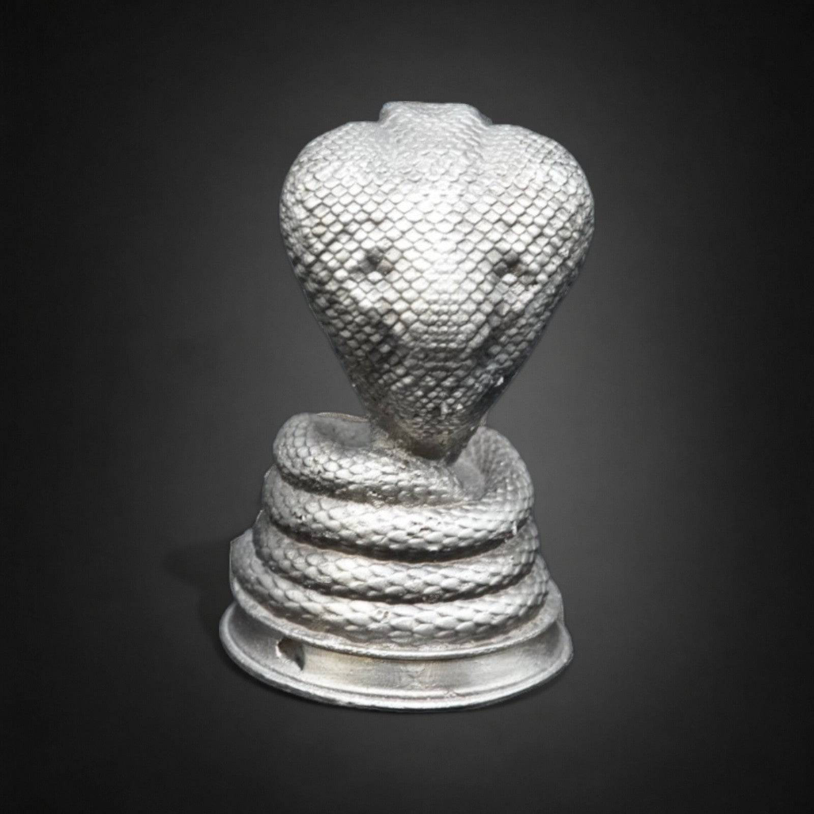 Don't Tread On Me Series 1 V2 (Cobra) hand poured 999 silver statue collectible by Gold Spartan