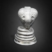 Don't Tread On Me Series 1 V2 (Cobra) hand-poured 999+ silver statue by Gold Spartan