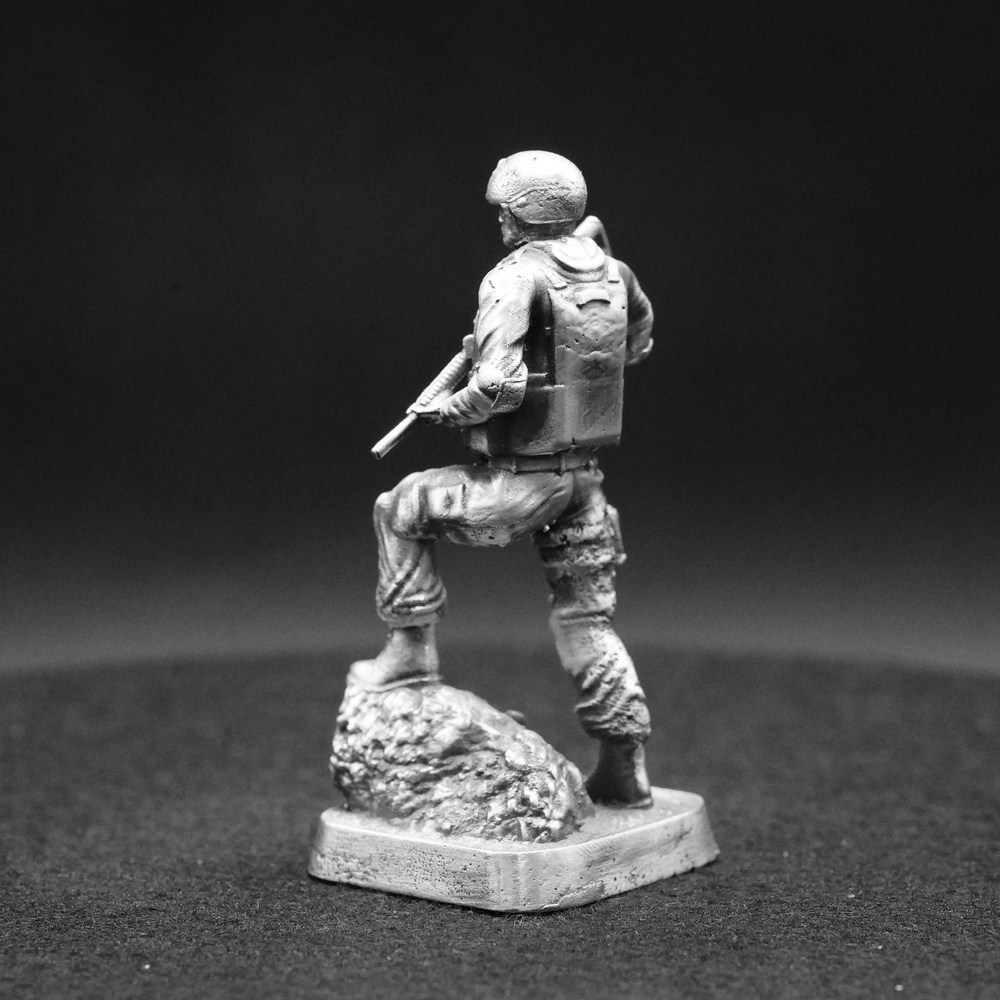 Don't Tread On Me Series 5 (Seal) hand-poured 999+ silver statue by Gold Spartan