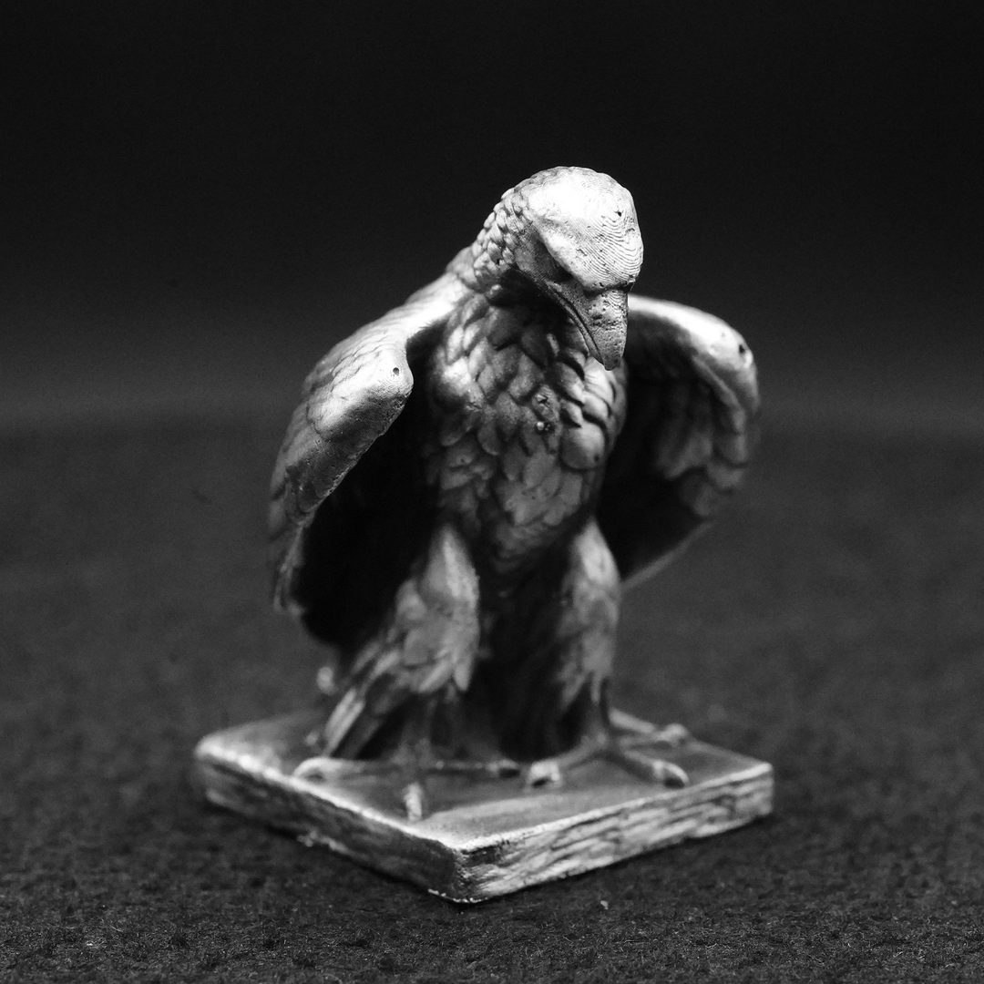 Eagle V2 hand poured 999 silver statue collectible by Gold Spartan