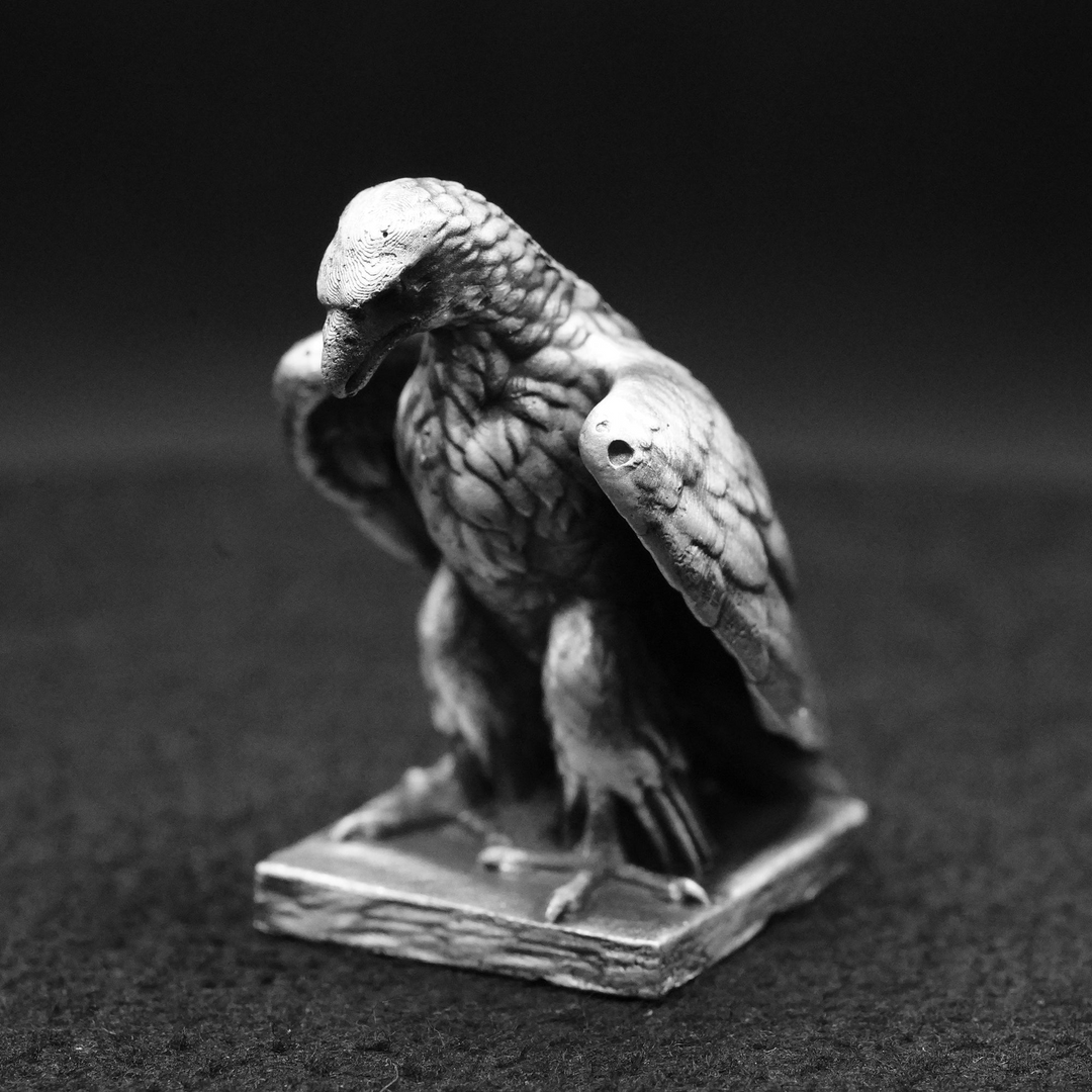 Eagle V2 hand poured 999 silver statue collectible by Gold Spartan