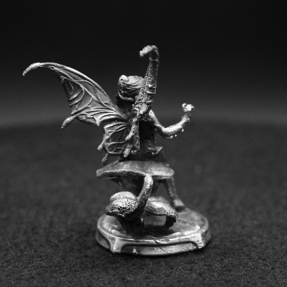 Fairy hand-poured 999+ silver statue by Gold Spartan