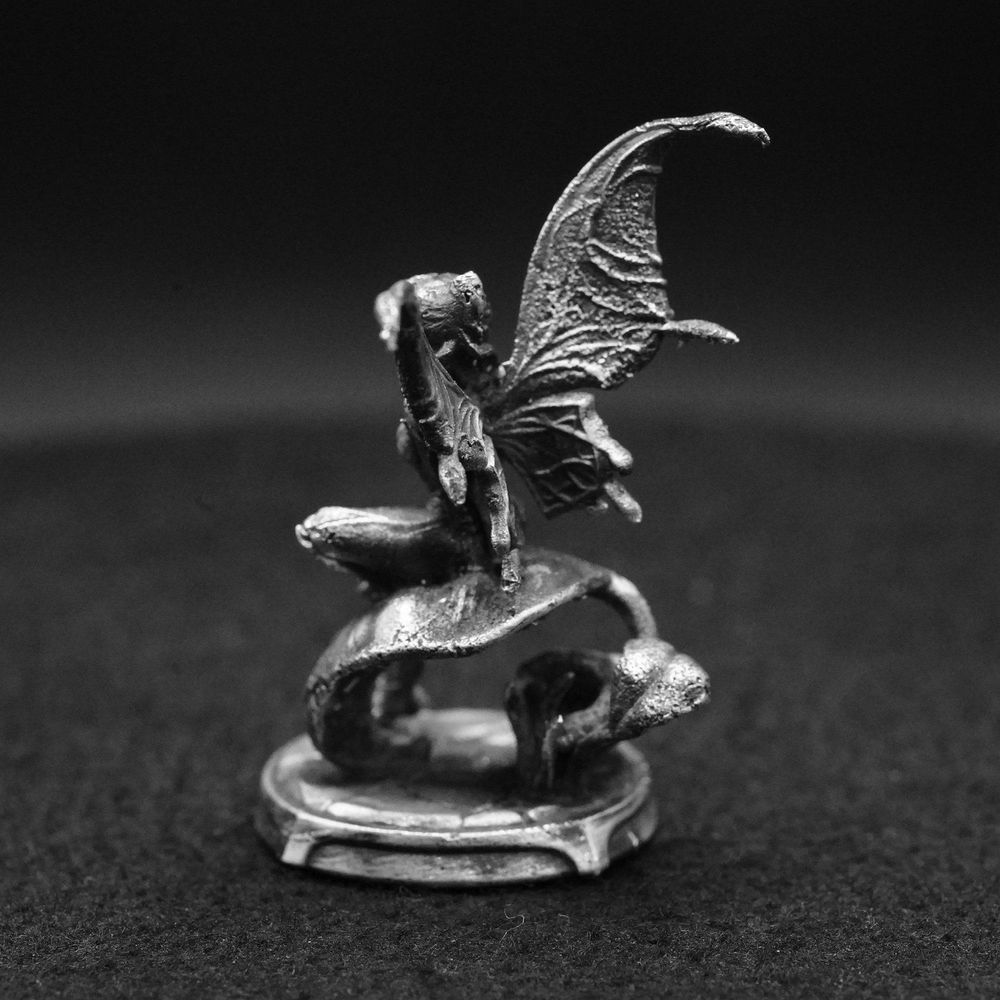 Fairy hand-poured 999+ silver statue by Gold Spartan