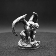 Gargoyle hand-poured 999+ silver statue by Gold Spartan