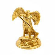 Archangel Michael hand-poured 999+ silver statue by Gold Spartan