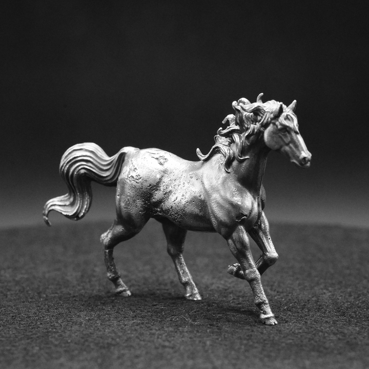 Mustang hand poured 999 silver statue collectible by Gold Spartan