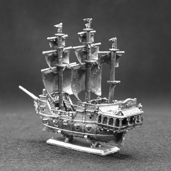 Pirate Ship V2 hand poured 999 silver statue collectible by Gold Spartan