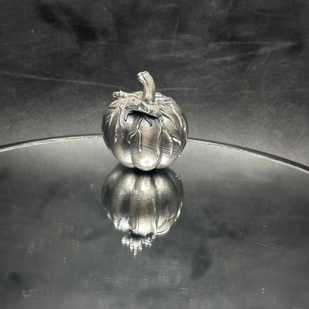 Scary Pumpkin V2 hand poured 999 silver statue collectible by Gold Spartan