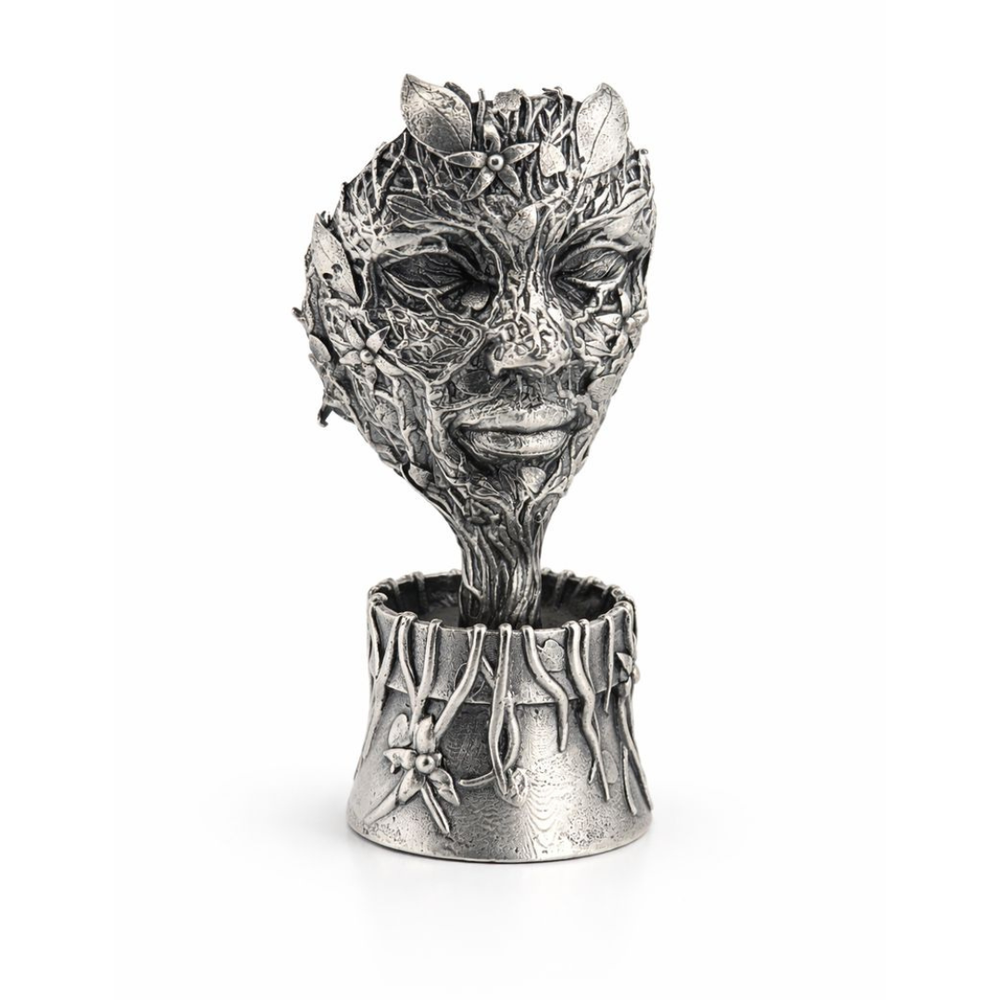Mother Earth hand-poured 999+ silver statue by Gold Spartan