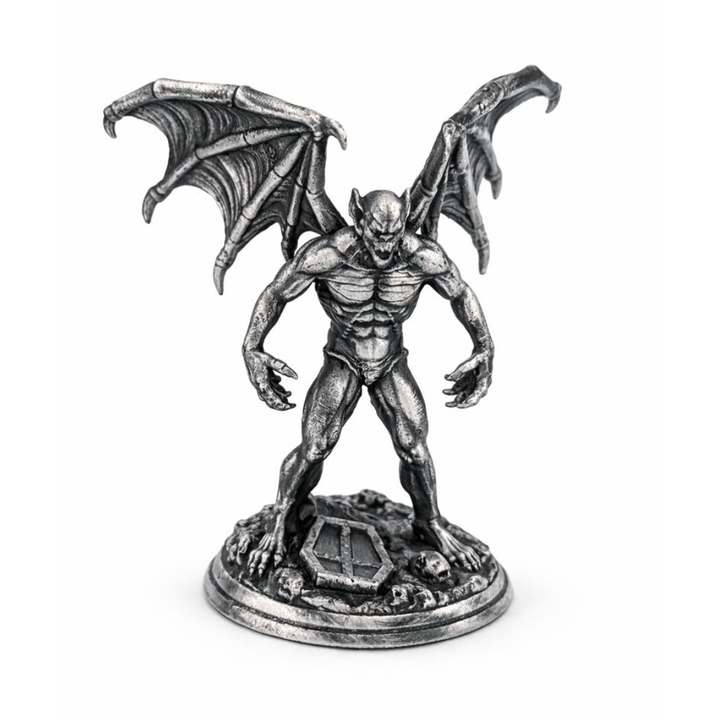 Vampire hand-poured 999+ silver statue by Gold Spartan