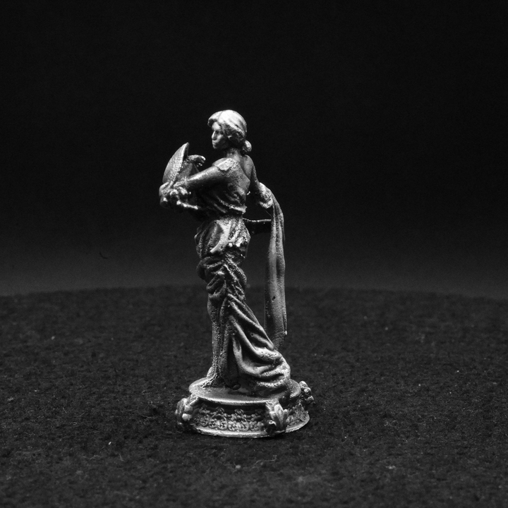 Standing Liberty hand poured 999 silver statue collectible by Gold Spartan