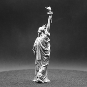 Statue of Liberty hand-poured 999+ silver statue by Gold Spartan