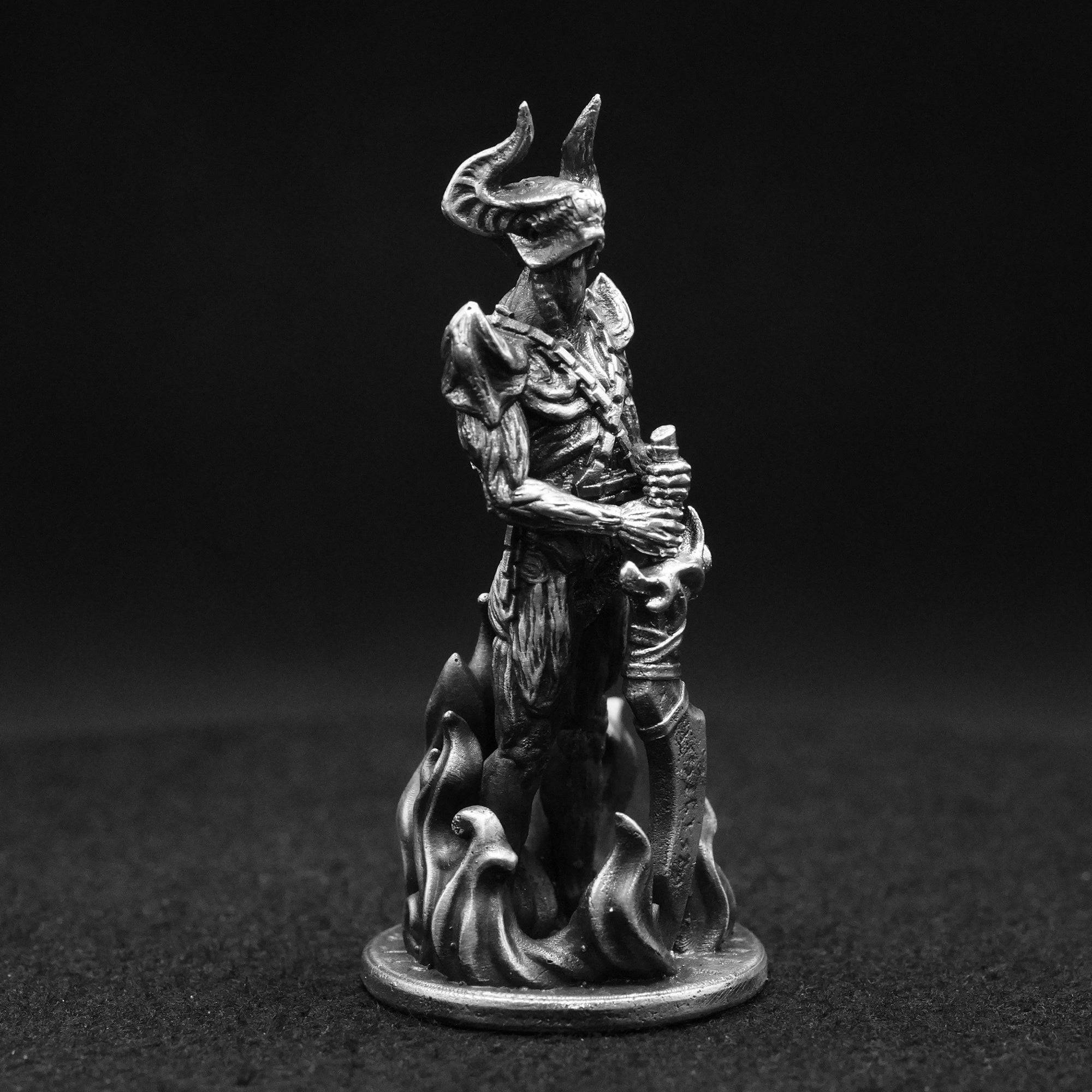 Surtr hand poured 999 silver statue collectible by Gold Spartan
