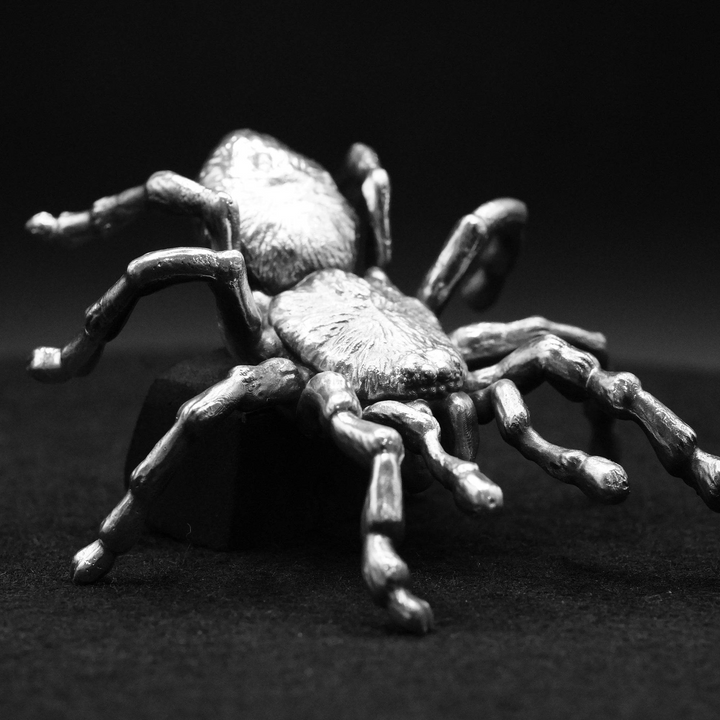 Tarantula hand poured 999 silver statue collectible by Gold Spartan