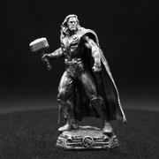 Thor hand-poured 999+ silver statue by Gold Spartan