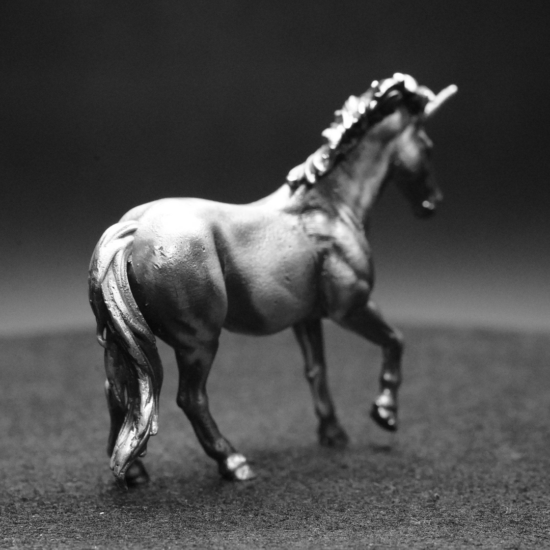 Unicorn hand poured 999 silver statue collectible by Gold Spartan