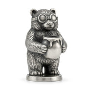 Honey Bear hand-poured 999+ silver statue by Gold Spartan