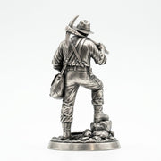 Prospector V3 hand-poured 999+ silver statue by Gold Spartan