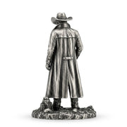 Gunslinger hand-poured 999+ silver statue by Gold Spartan