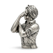 Rosie the Riveter hand-poured 999+ silver statue by Gold Spartan