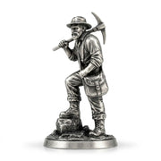 Prospector V3 hand-poured 999+ silver statue by Gold Spartan