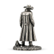 Gunslinger hand-poured 999+ silver statue by Gold Spartan