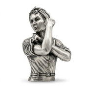 Rosie the Riveter hand-poured 999+ silver statue by Gold Spartan