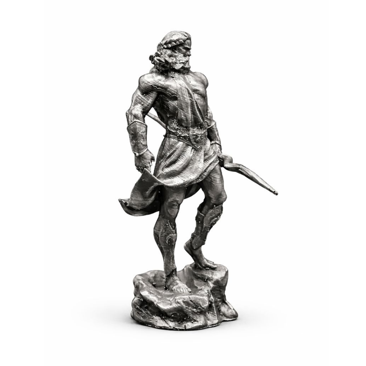 Zeus V2 hand-poured 999+ silver statue by Gold Spartan