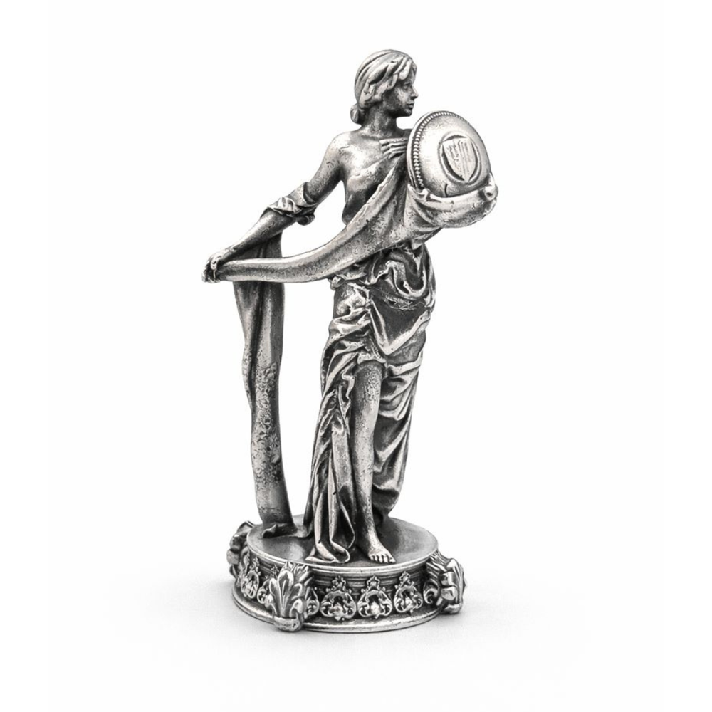 Standing Liberty hand-poured 999+ silver statue by Gold Spartan