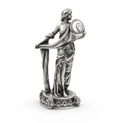 Standing Liberty hand-poured 999+ silver statue by Gold Spartan