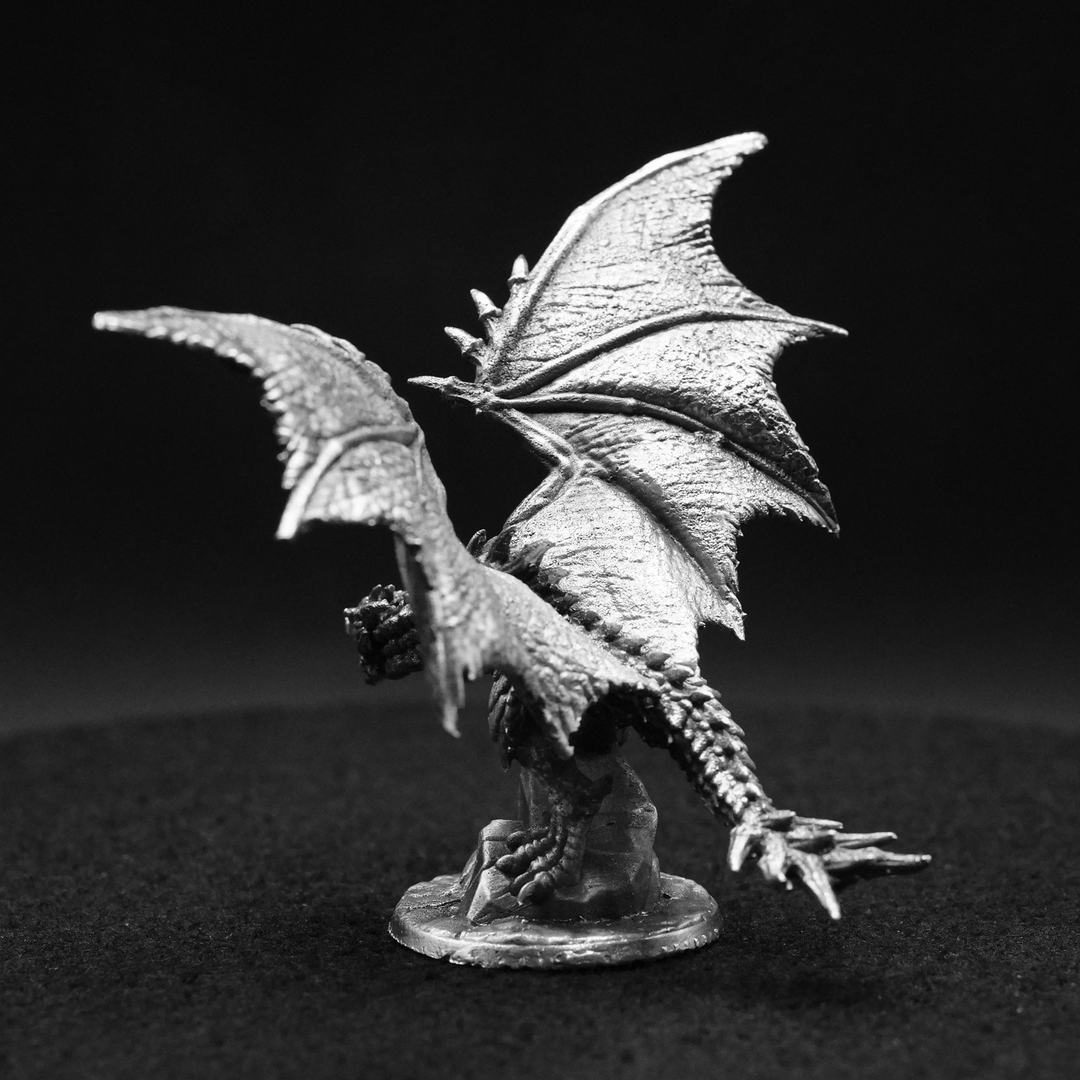 Wyvern Dragon V2 hand poured 999 silver statue collectible by Gold Spartan