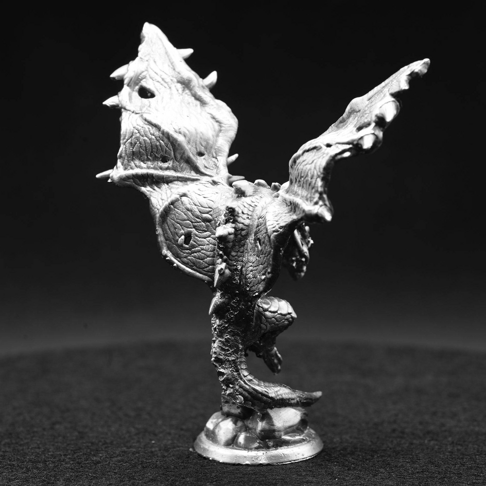 Wyvern Dragon hand poured 999 silver statue collectible by Gold Spartan