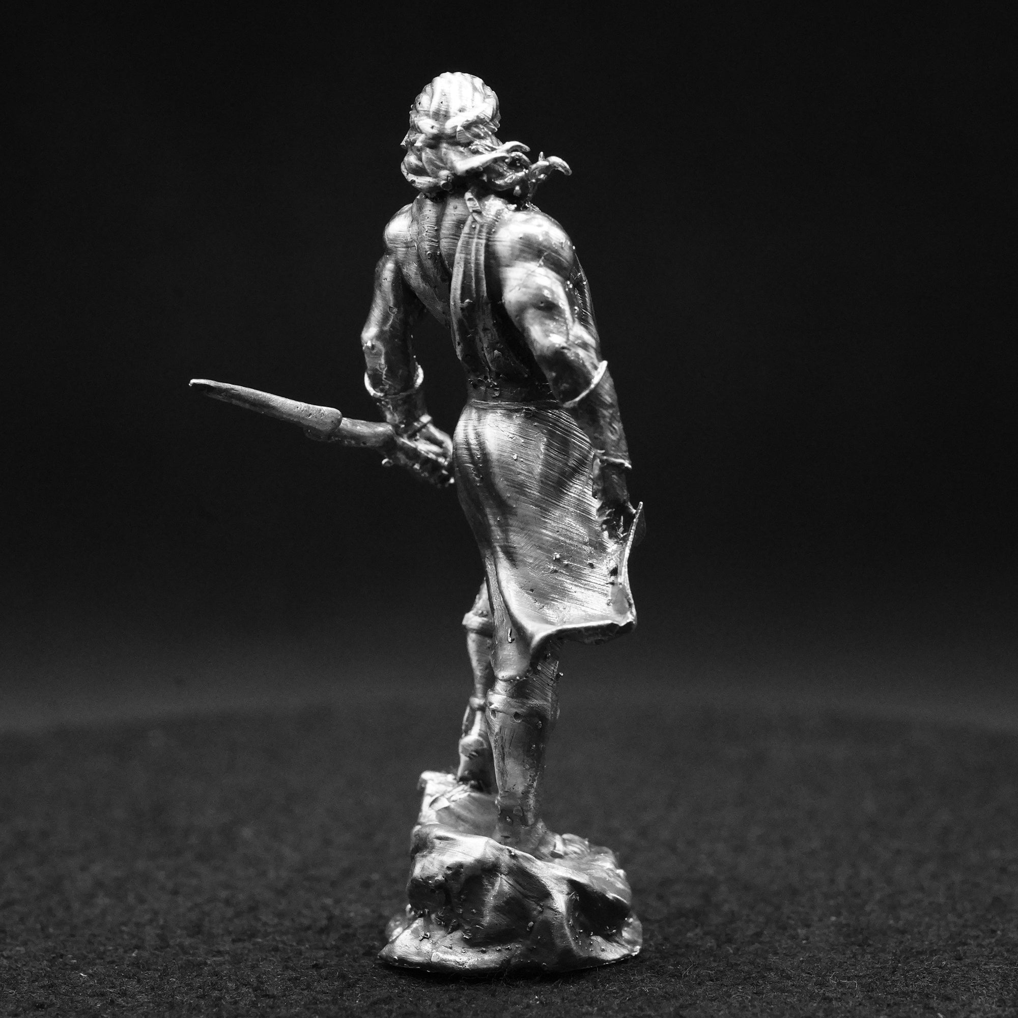Zeus V2 hand poured 999 silver statue collectible by Gold Spartan