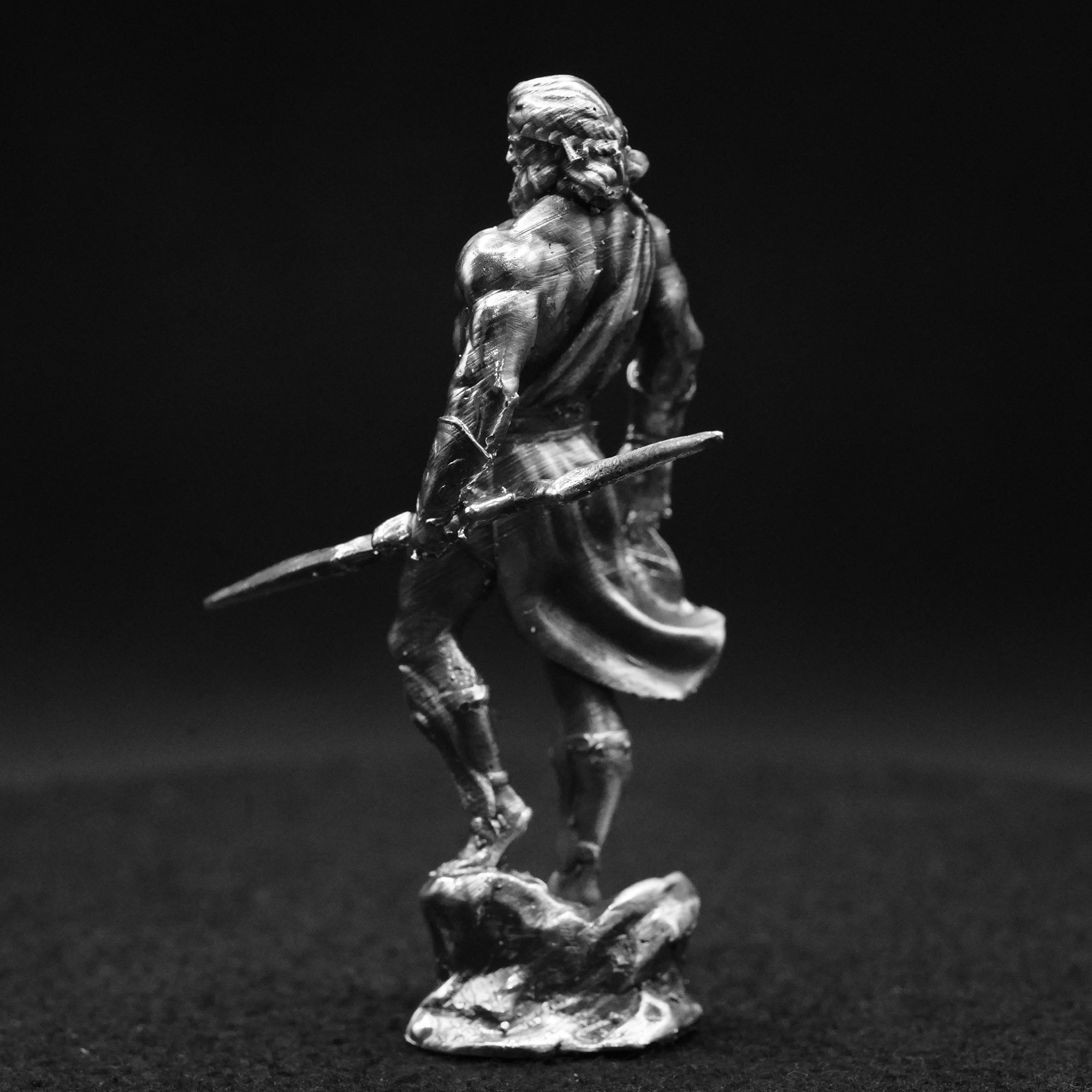 Zeus V2 hand poured 999 silver statue collectible by Gold Spartan