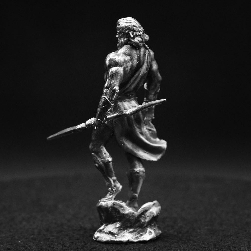 Zeus V2 hand-poured 999+ silver statue by Gold Spartan