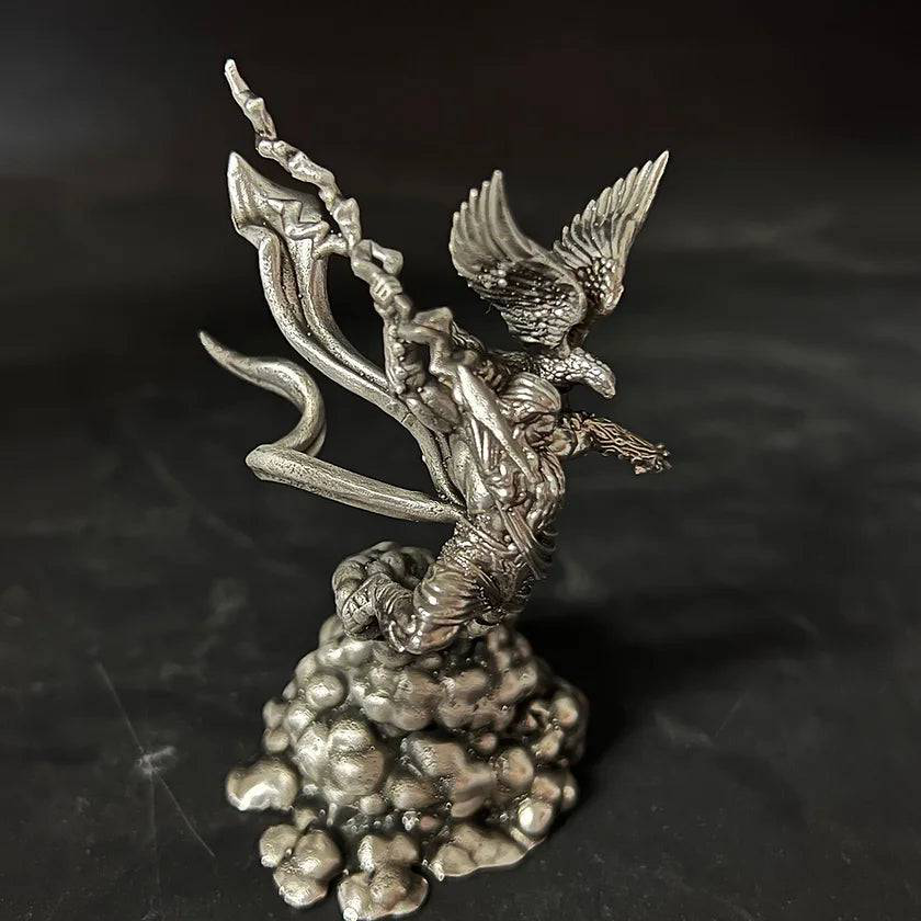 Zeus hand poured 999 silver statue collectible by Gold Spartan