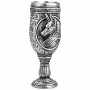 Anubis Chalice hand-poured 999+ silver statue by Gold Spartan