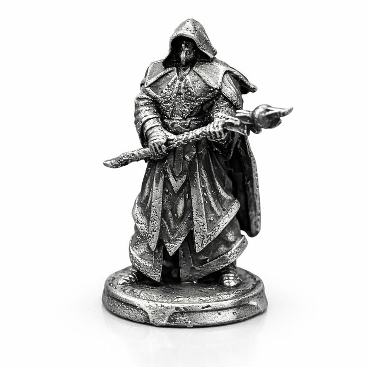 Wizard hand-poured 999+ silver statue by Gold Spartan