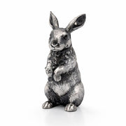 Bunny Rabbit hand-poured 999+ silver statue by Gold Spartan