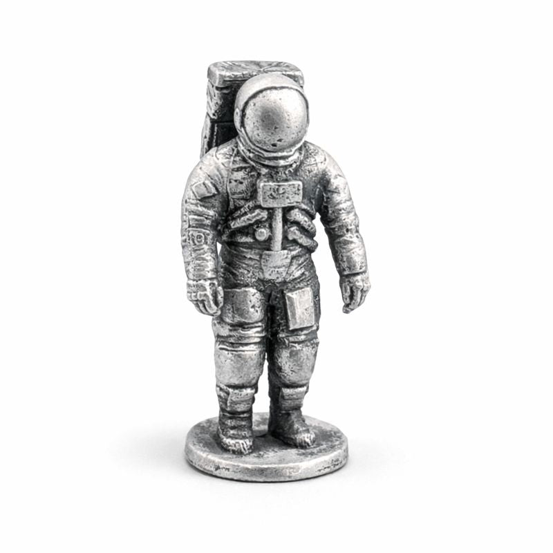 Astronaut hand-poured 999+ silver statue by Gold Spartan