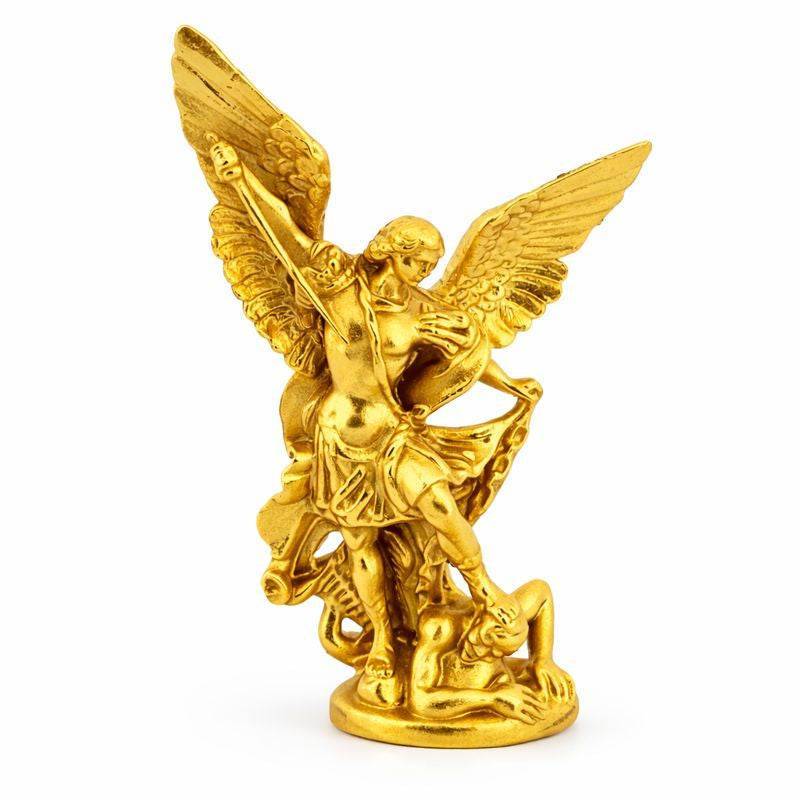 Archangel Michael V3 hand-poured 999+ silver statue by Gold Spartan