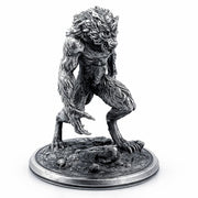 Werewolf hand-poured 999+ silver statue by Gold Spartan