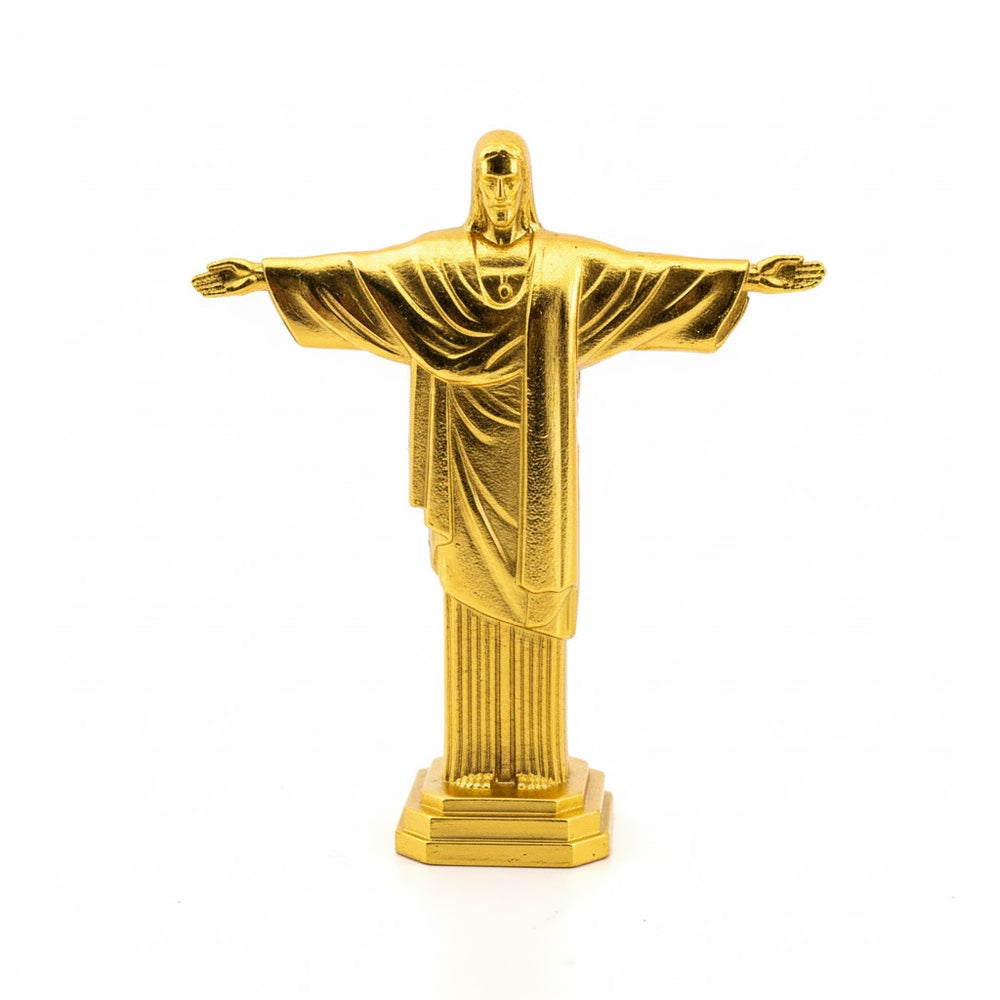 Christ the Redeemer hand-poured 999+ silver statue by Gold Spartan