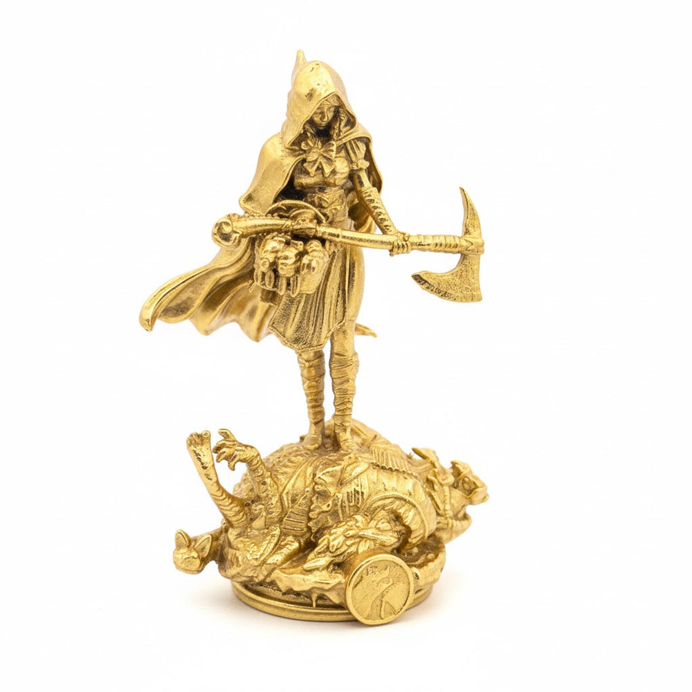 Red Riding Hood hand-poured 999+ silver statue by Gold Spartan