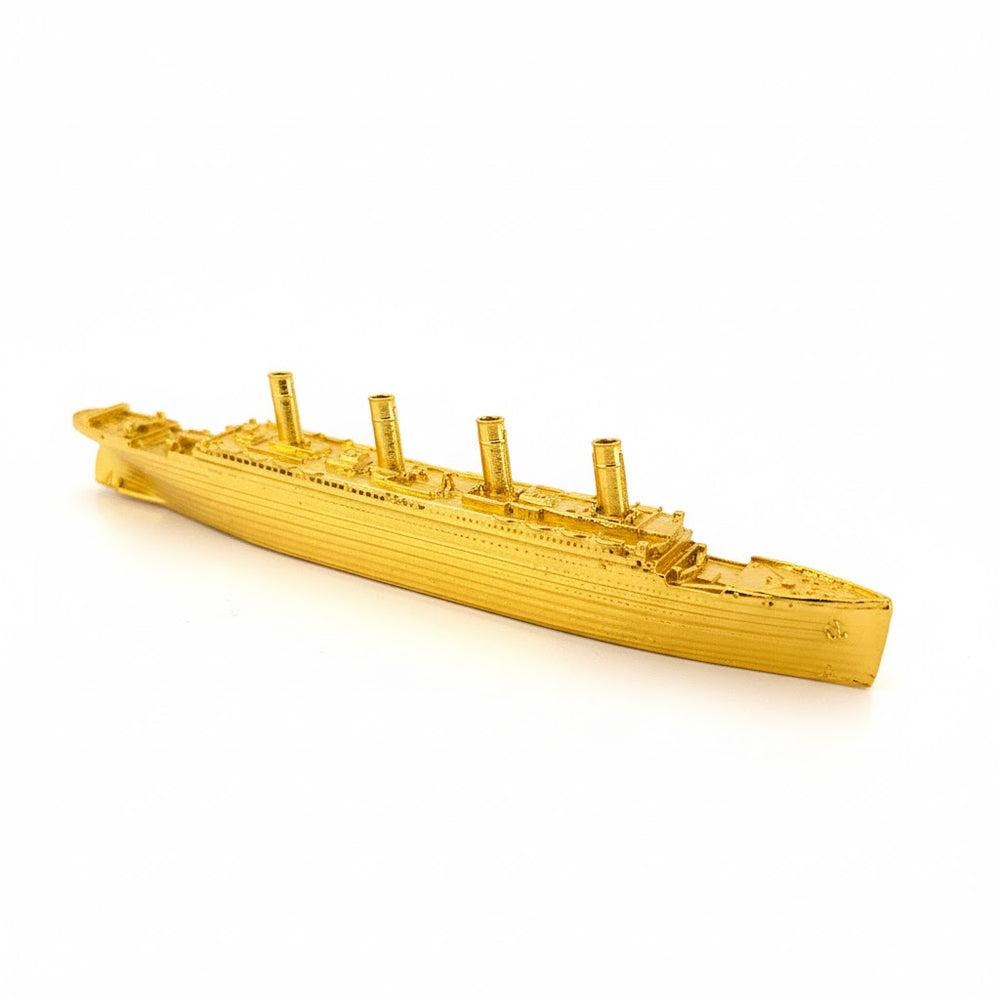 Titanic hand-poured 999+ silver statue by Gold Spartan