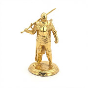 Knight hand-poured 999+ silver statue by Gold Spartan