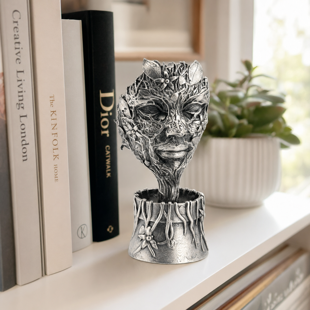 Mother Earth hand-poured 999+ silver statue by Gold Spartan